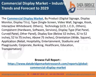 Commercial Display Market