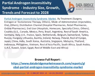 Partial Androgen Insensitivity Syndrome Market - Industry Trends and Forecast to 2028