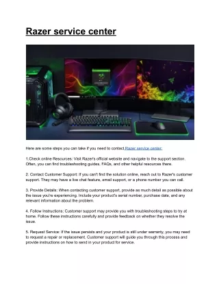 Razer service center