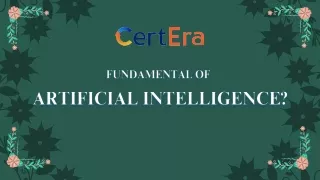 fundamental of Artificial Intelligence