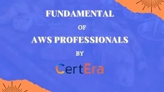 fundamental of AWS Professionals
