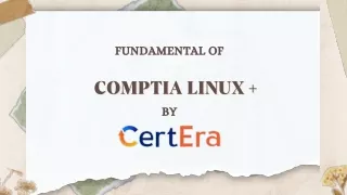 fundamental of Comptia Linux