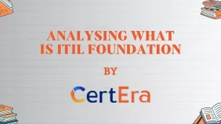 analysing what is ITIL Foundation