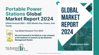 Portable Power Stations Market Size, Opportunities And Scope By 2033