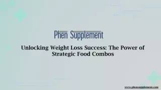 Unlocking Weight Loss Success The Power of Strategic Food Combos