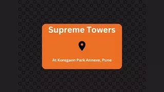 Supreme Towers E- Brochure