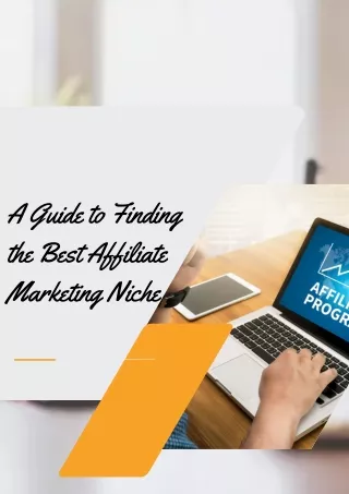 A Guide to Finding the Best Affiliate Marketing Niche