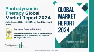 Photodynamic Therapy Market Size, Share, Report Analysis And Forecast 2024-2033