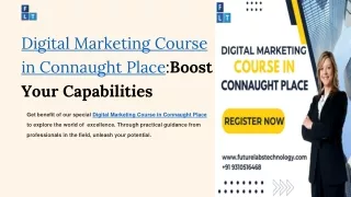 DM Course in Connaught Place