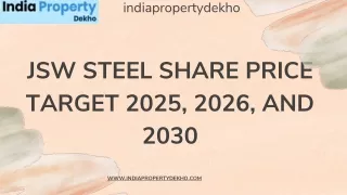 JSW steel share price prediction