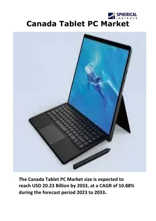 Canada Tablet PC Market