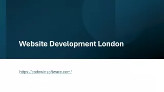 Website Development London