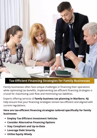 Tax-Efficient Financing Strategies for Family Businesses