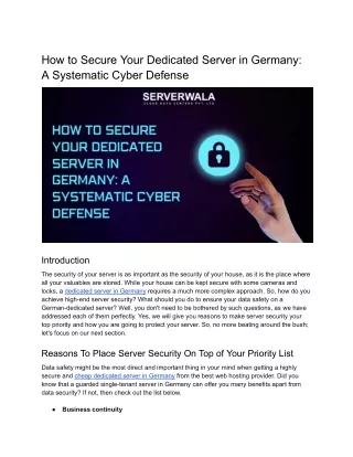 Securing Your Dedicated Server in Germany_ A Systematic Cyber Defense (2)