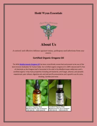 Oregano Oil for Skin Infection, wildoiloforegano.com