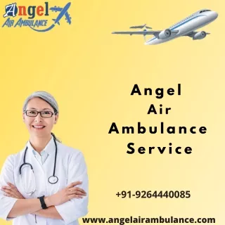 Angel Air Ambulance Service in Jabalpur  And Nagpur