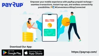 Convenient Mobile Recharge with payRup Prepaid