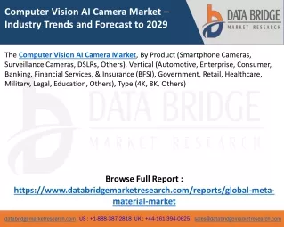 Computer Vision AI Camera Market