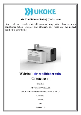 Air Conditioner Tube  Ukoke.com