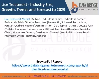 Lice Treatment Market