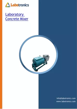 Laboratory-Concrete-Mixer