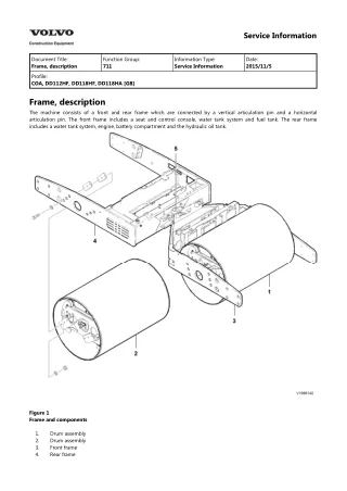 VOLVO DD112HF ASPHALT COMPACTOR Service Repair Manual