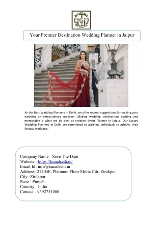 Wedding Planner in Jaipur