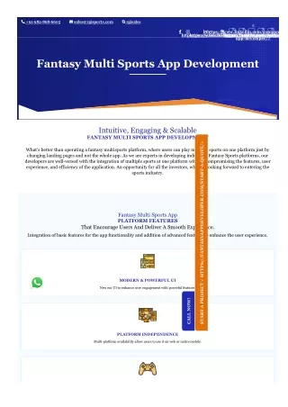 Best  Fantasy Multi-Sports App Development In India