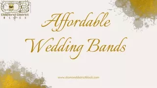 Affordable Wedding Bands