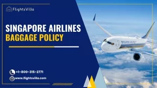 Singapore Airlines Baggage Policy