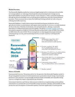 Renewable Naphtha Market Landscape: Opportunities in Bio-based Resources