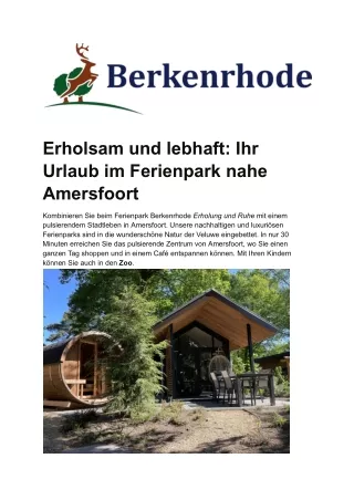 Ferienpark nähe Amersfoort