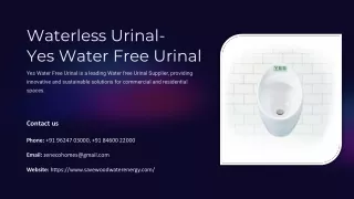 Best Waterless Urinal, Waterless Urinal Manufacturer