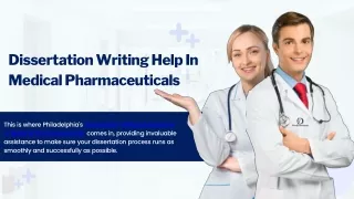 Dissertation Writing Help In Medical Pharmaceuticals