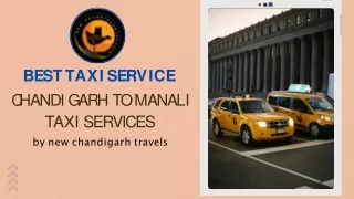 CHANDIGARH TO MANALI TAXI SERVICES by new chandigarh travels