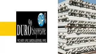 Pvc Pipe Wholeseller In Varanasi | Duropipe