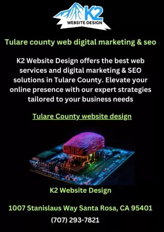 Tulare county web digital marketing & seo