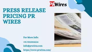 Press Release Pricing PR Wires
