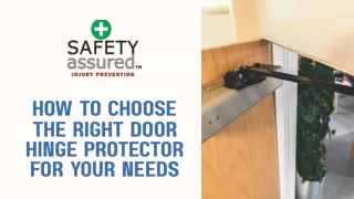 How to Choose the Right Door Hinge Protector for Your Needs