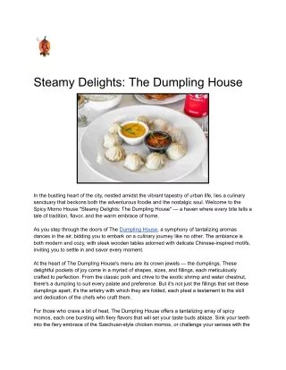 Dumpling House