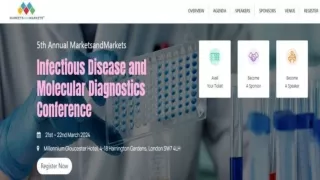 Infectious Disease and Molecular Diagnostics Conference - 5th Annual MarketsandMarkets
