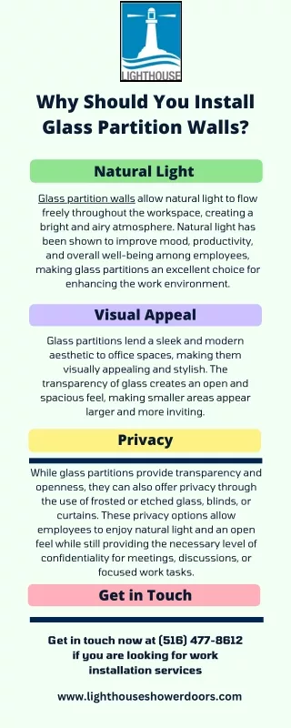 Why Should You Install Glass Partition Walls