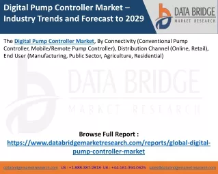Digital Pump Controller Market