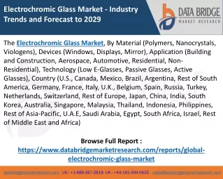 Electrochromic Glass Market