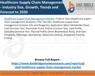 Healthcare Supply Chain Management Market – Industry Trends and Forecast to 2030