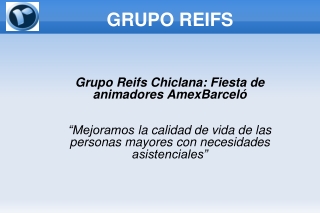 Grupo Reifs Chiclana: fiesta de animadores amex barceló
