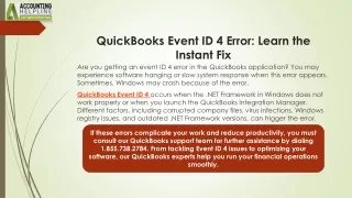 Easy way to terminate QuickBooks Event ID 4