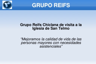 Grupo Reifs Chiclana de visita a la iglesia de San Telmo