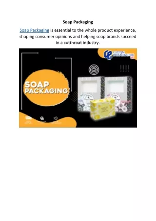 Soap Packaging