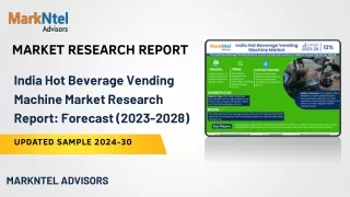 India Hot Beverage Vending Machine Market Research Report: Forecast (2023-2028)